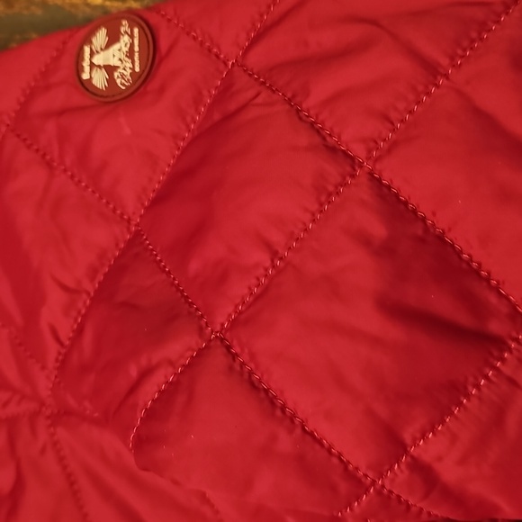 Barbour Women's Quilted Jacket - Red Burgundy Excellent Us 6 - Picture 4 of 8